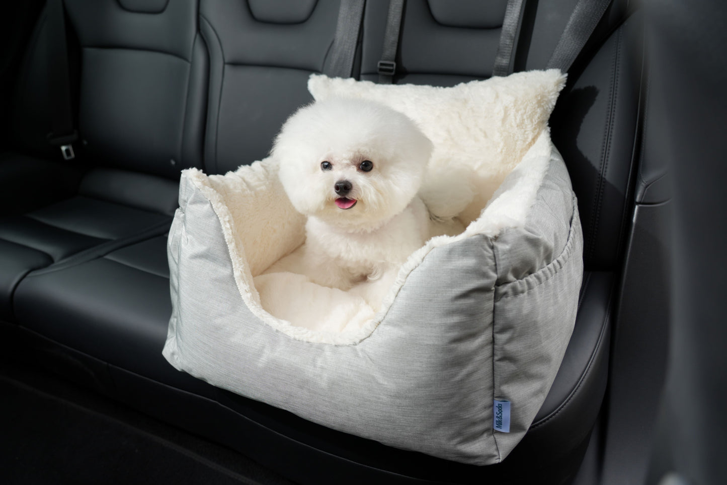 Light Gray - Small Dog Car Seat