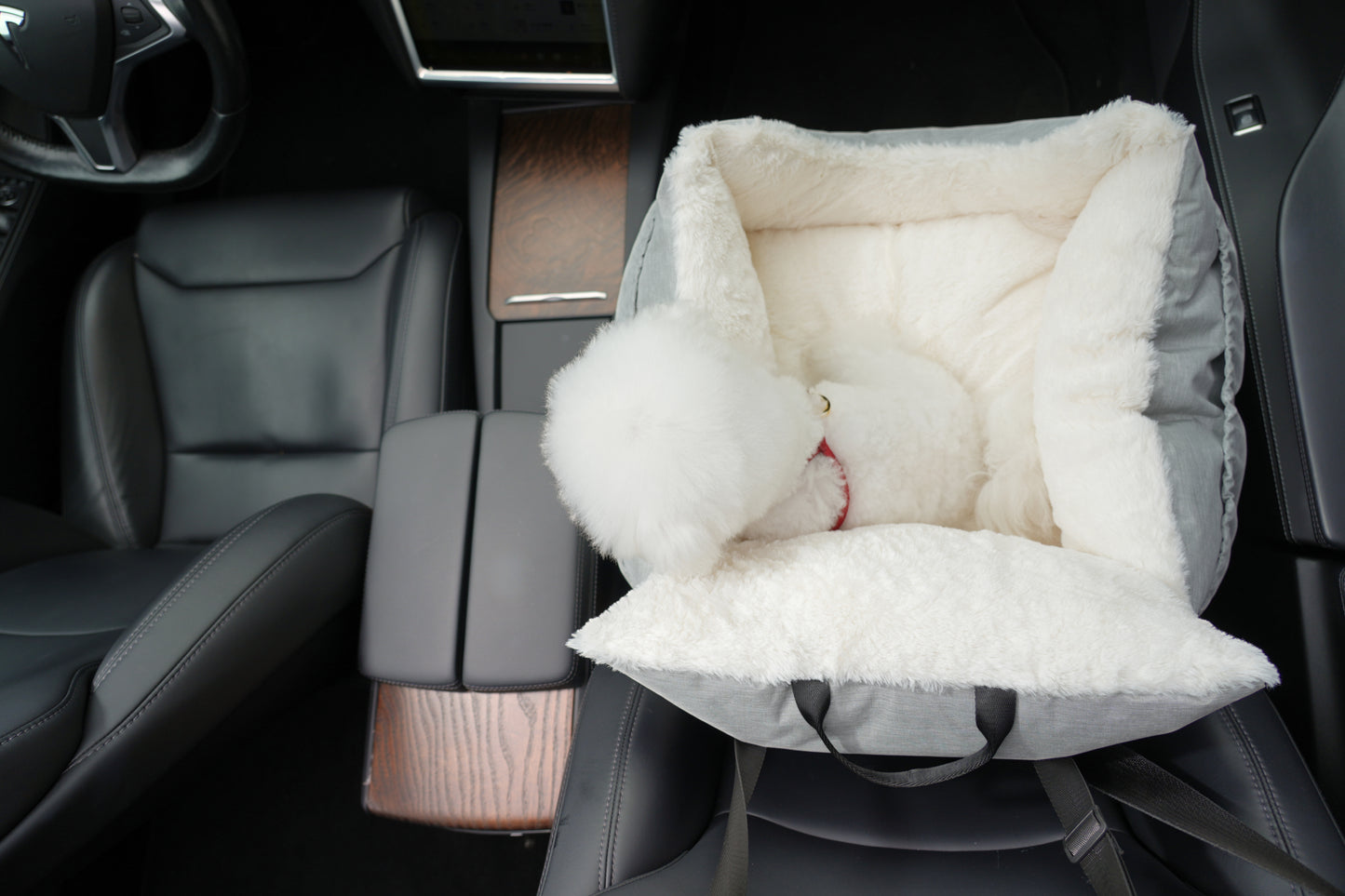 Light Gray - Small Dog Car Seat